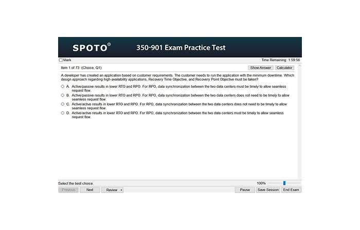 350-901 Examcollection Free Dumps - Test 350-901 Simulator