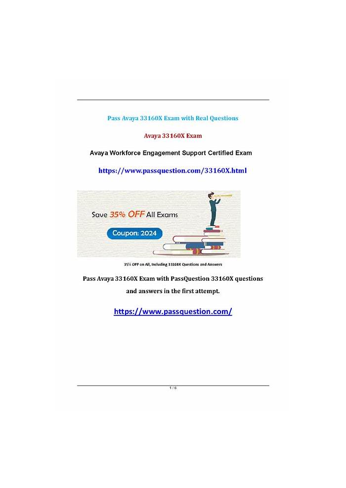 Avaya 33160X Latest Exam - New 33160X Test Materials