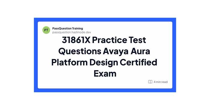 Avaya Latest 31861X Questions & Valid 31861X Exam Pdf