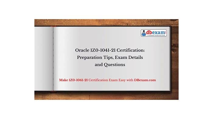 Exam 1Z0-1041-21 Question - 1Z0-1041-21 Top Dumps, Latest 1Z0-1041-21 Test Simulator