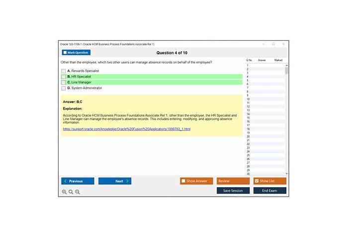 2024 1z0-1106-1 New Soft Simulations & 1z0-1106-1 Preparation - Oracle HCM Business Process Foundations Associate Rel 1 Reliable Test Tutorial