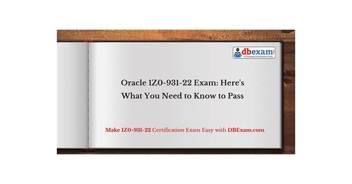 Oracle 1z0-931-22 Training For Exam, 1z0-931-22 Authentic Exam Questions