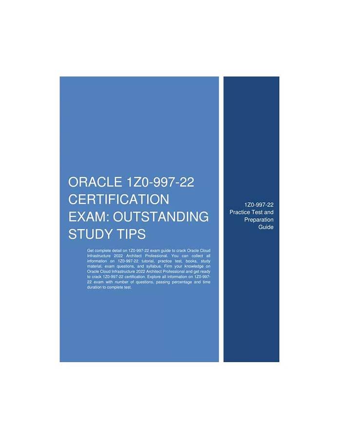 Valid 1z0-997-22 Exam Pattern | Oracle 1z0-997-22 Real Exams