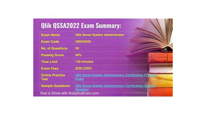 Test QSSA2022 Score Report | Qlik Latest QSSA2022 Training