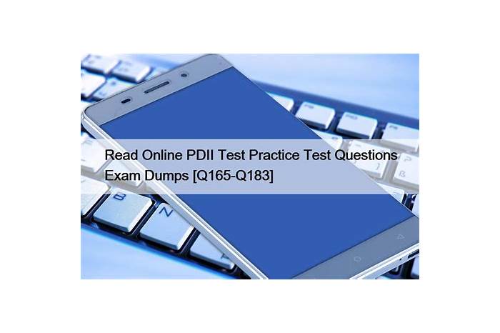 PDII Valid Test Online | Exam PDII Answers & Practice PDII Exam Pdf