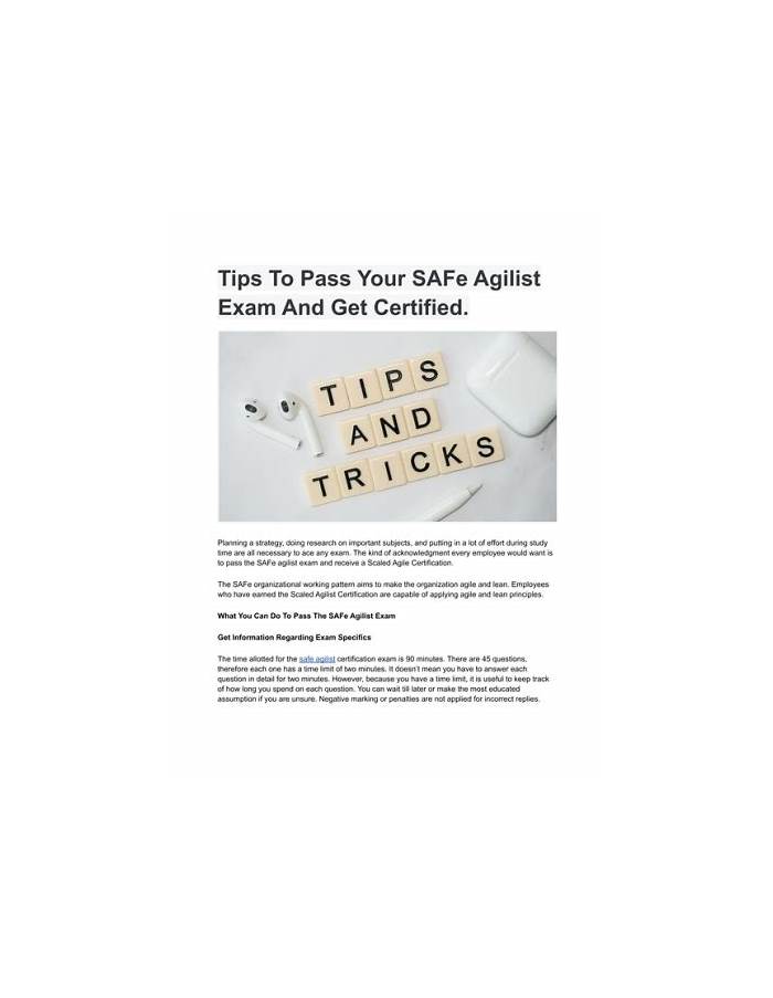 Training SAFe-Agilist Kit - Scaled Agile SAFe-Agilist Valid Test Papers