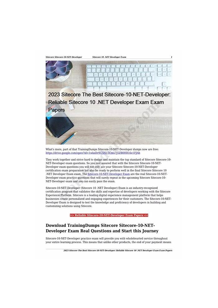 Sitecore-10-NET-Developer Reliable Braindumps Ebook | Reliable Sitecore-10-NET-Developer Test Review