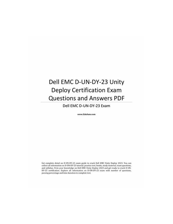 D-UN-DY-23 Test Question - Exam D-UN-DY-23 Details, D-UN-DY-23 Real Braindumps