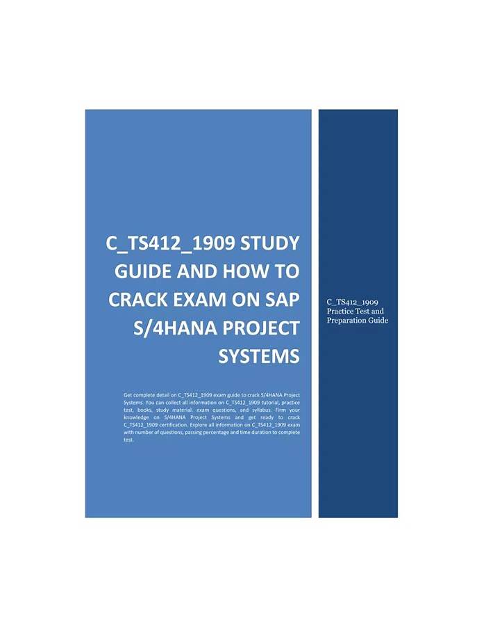 C-TS412-1909 Exam Collection Pdf & Exam C-TS412-1909 Book - C-TS412-1909 Latest Test Report