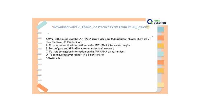 2024 Test C-TADM-22 Collection Pdf & C-TADM-22 Reliable Cram Materials