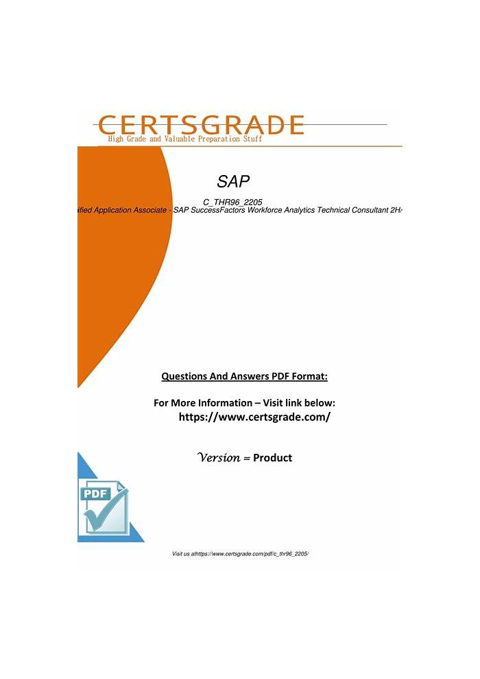 C-THR96-2205 Test Study Guide - Reliable C-THR96-2205 Test Pattern, C-THR96-2205 Trustworthy Practice