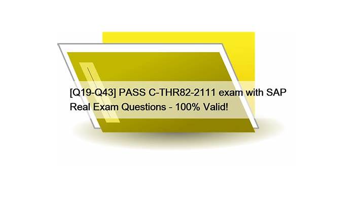 Practice C-THR82-2111 Mock - C-THR82-2111 New Questions, C-THR82-2111 Reliable Study Questions