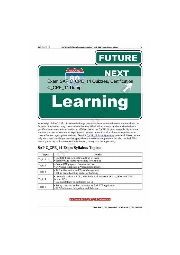 Valid C-CPE-14 Learning Materials, New C-CPE-14 Exam Bootcamp