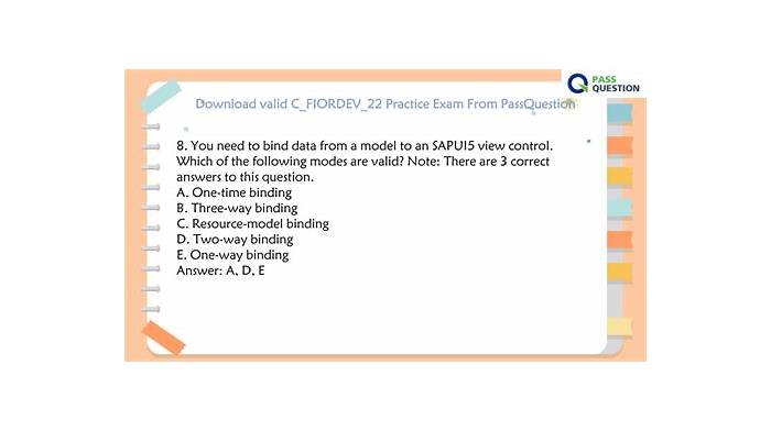 Reliable C-FIORDEV-22 Study Notes - SAP C-FIORDEV-22 Exam Sample Questions