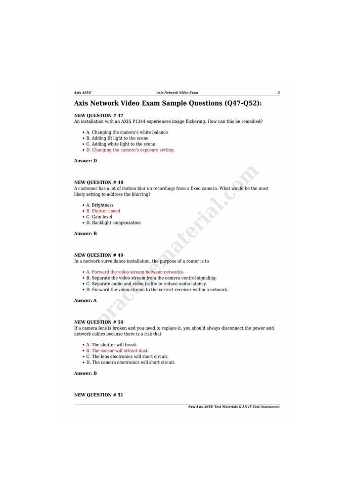 Relevant ANVE Exam Dumps | ANVE Complete Exam Dumps & Fresh Axis Network Video Exam Dumps