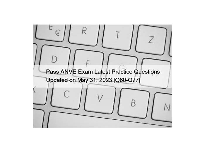 Axis ANVE Exam Study Solutions, Associate ANVE Level Exam