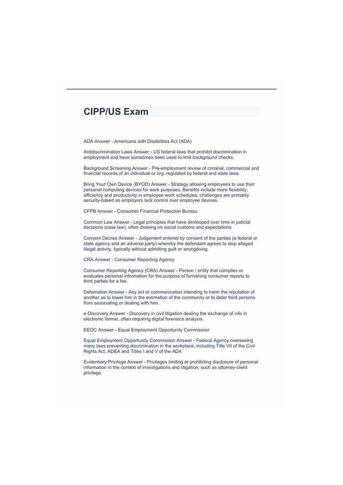 CIPP-US Latest Test Dumps - Brain CIPP-US Exam, Exam CIPP-US Simulator Fee