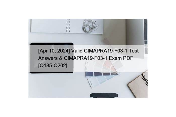 New CIMAPRA19-F03-1 Dumps Questions - CIMA New CIMAPRA19-F03-1 Test Tutorial