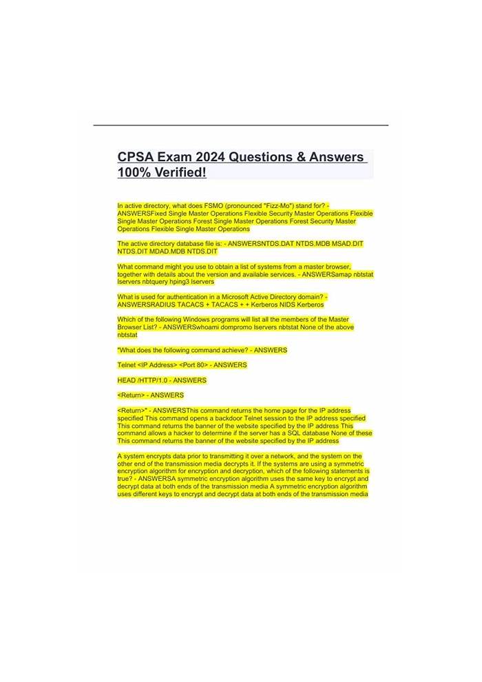 Test CPSA Collection & New CPSA Study Plan - CPSA Valid Exam Forum