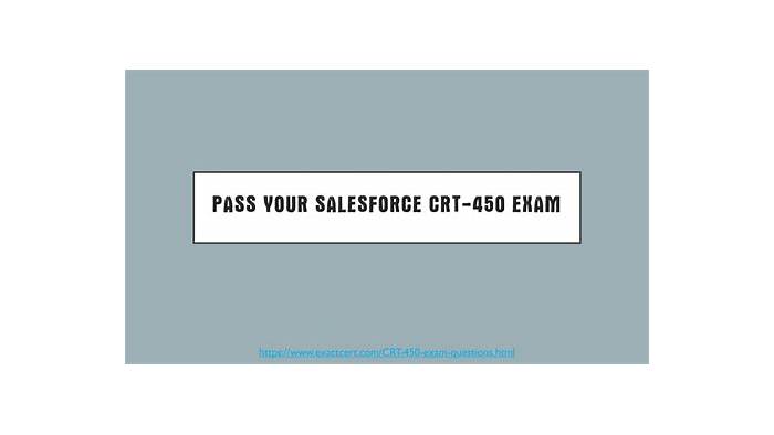 Salesforce CRT-450 Real Sheets, Pdf CRT-450 Dumps | CRT-450 Free Dump Download