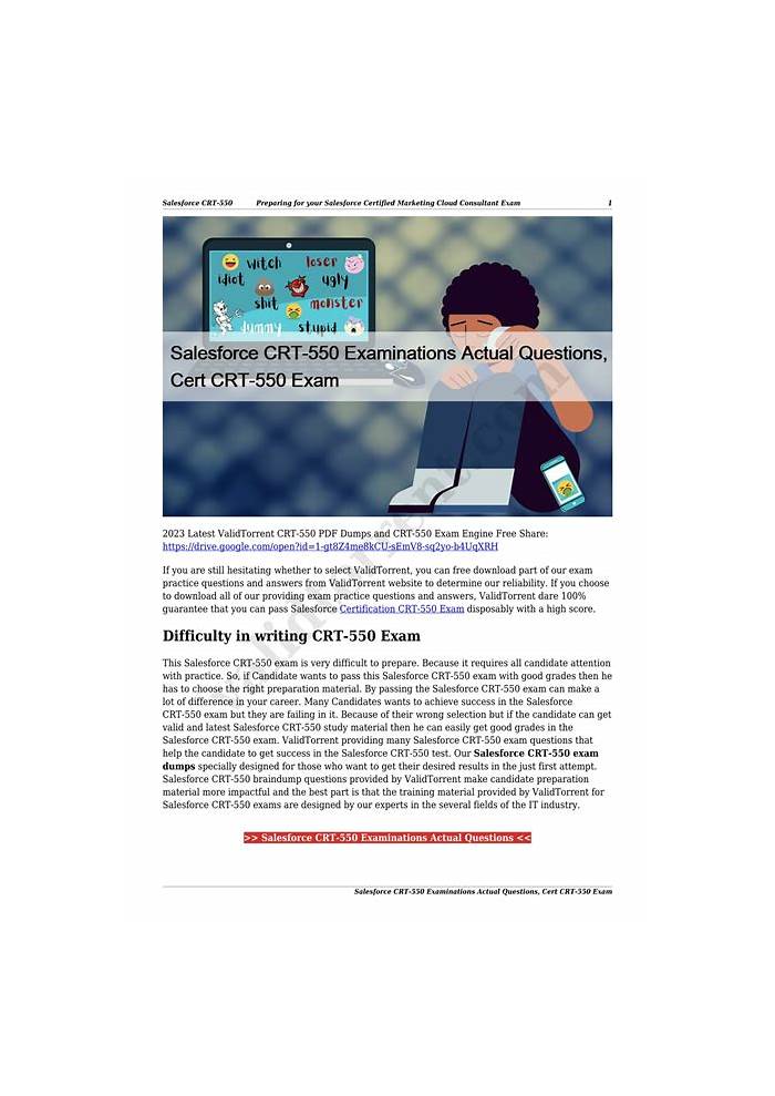 Salesforce CRT-550 Valid Test Vce, Valid Dumps CRT-550 Ebook