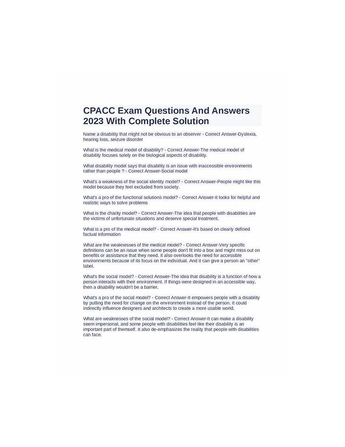 New Soft CPACC Simulations | Latest Test CPACC Simulations