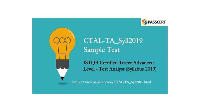 Latest CTAL-TA_Syll2019 Test Objectives - ISQI CTAL-TA_Syll2019 Valid Test Guide