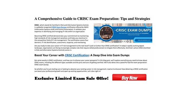 ISACA Latest CRISC Dumps & Latest CRISC Test Prep