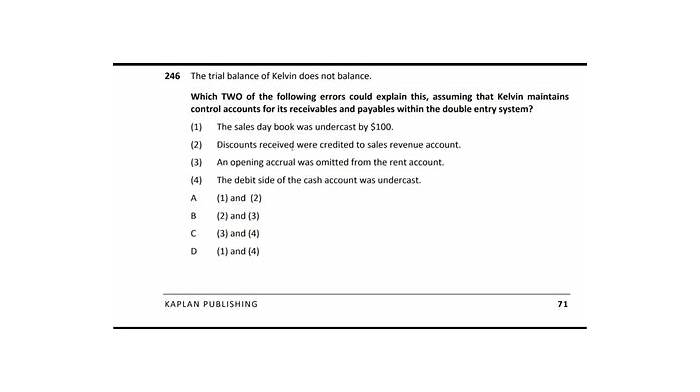 F3 Verified Answers & CIMA New F3 Test Practice