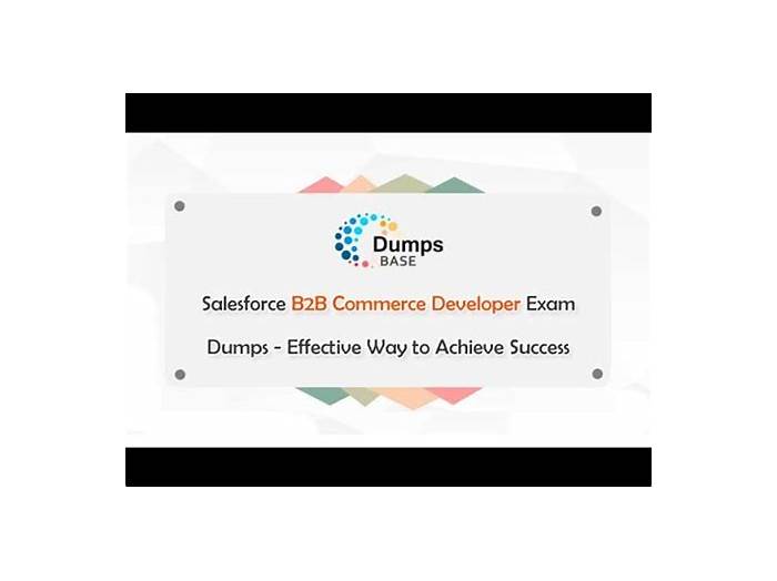 Salesforce B2B-Commerce-Developer Valid Dumps Questions | B2B-Commerce-Developer Authorized Exam Dumps