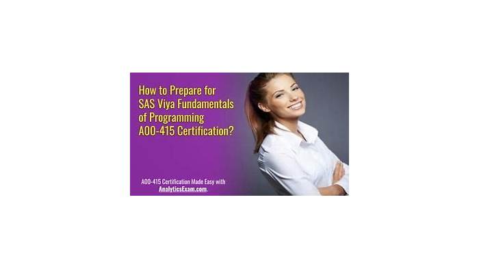 SASInstitute Free A00-415 Practice, Certification A00-415 Cost