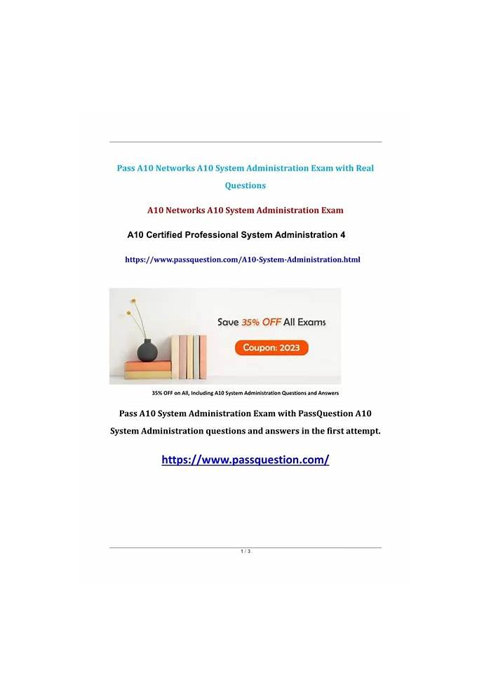 A10 Networks A10-System-Administration Premium Files, Test A10-System-Administration Pattern | A10-System-Administration Valid Test Cost