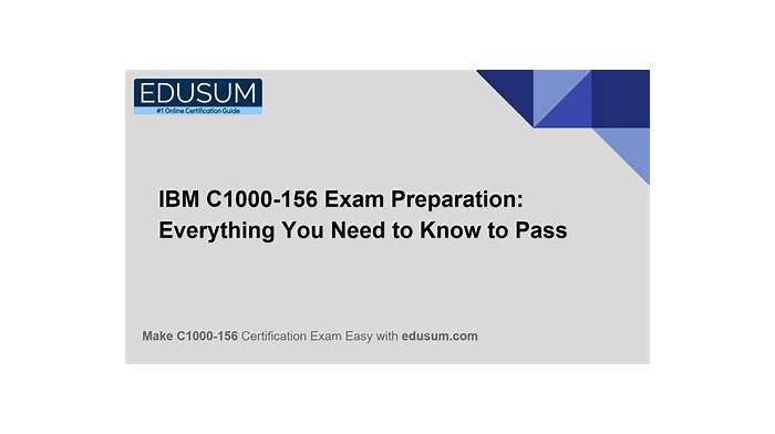 New C1000-156 Exam Notes & IBM C1000-156 Valid Test Notes