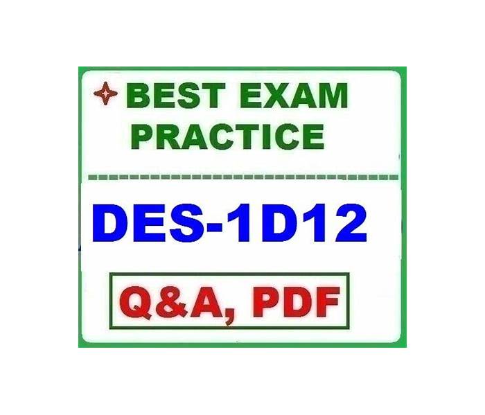 DES-1D12 Exam Passing Score, EMC High DES-1D12 Passing Score