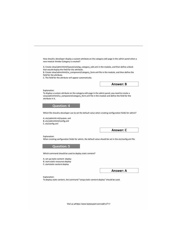 AD0-E711 Valid Mock Test - Testking AD0-E711 Learning Materials