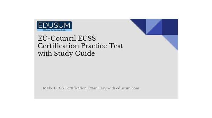 EC-COUNCIL ECSS Dumps Cost - Reliable ECSS Dumps Ebook