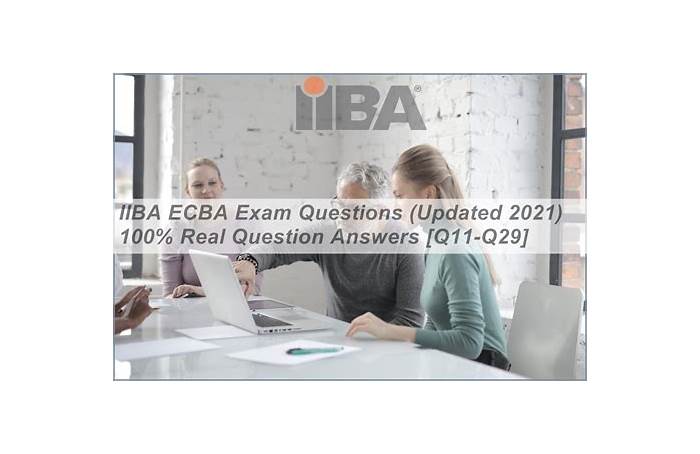 IIBA Study ECBA Reference, Reliable ECBA Test Guide