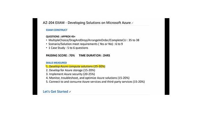 Microsoft Exam AZ-204 Sample, AZ-204 Exam Course | Pass AZ-204 Guaranteed
