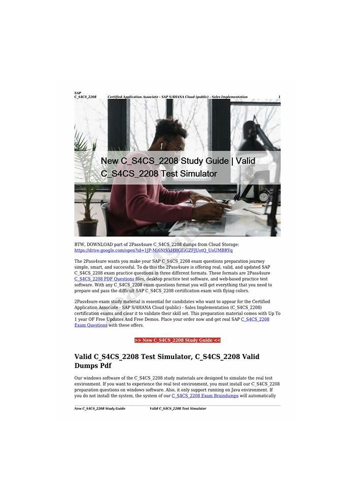 C_S4CS_2208 Testking Learning Materials, Relevant C_S4CS_2208 Answers