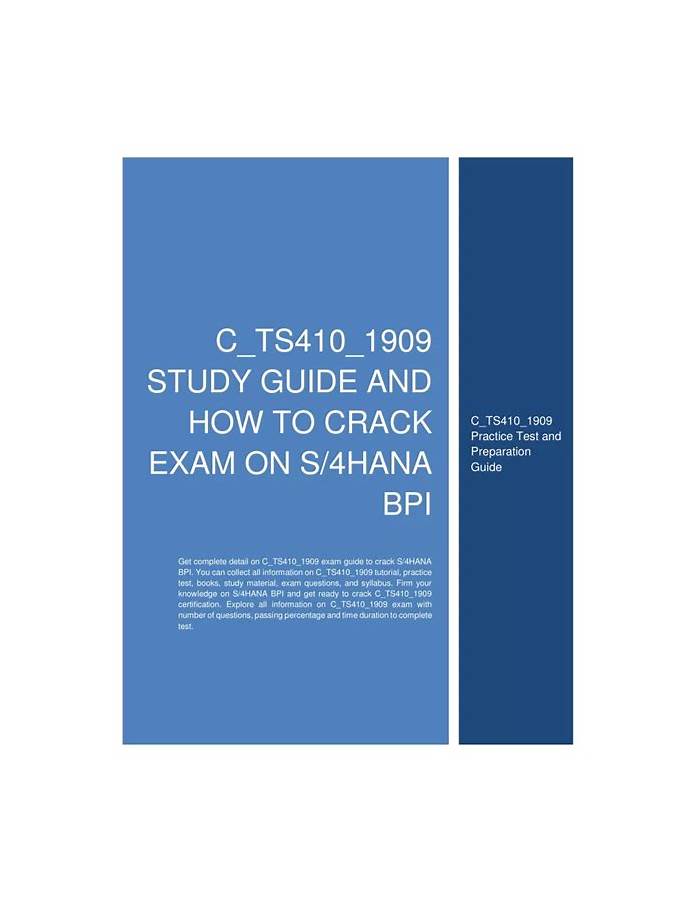 C_TS410_1909 Vce Format, SAP Pass C_TS410_1909 Test | C_TS410_1909 Accurate Answers