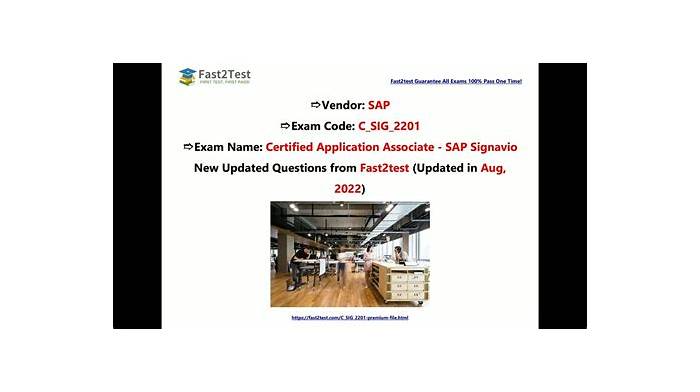 Exam C_SIG_2201 Training & Test C_SIG_2201 Cram Pdf - C_SIG_2201 Test Preparation