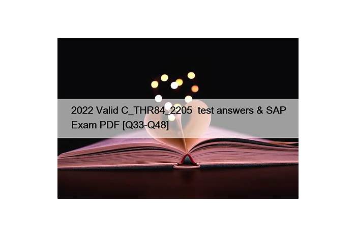 Best C_THR84_2205 Preparation Materials - C_THR84_2205 Authorized Exam Dumps