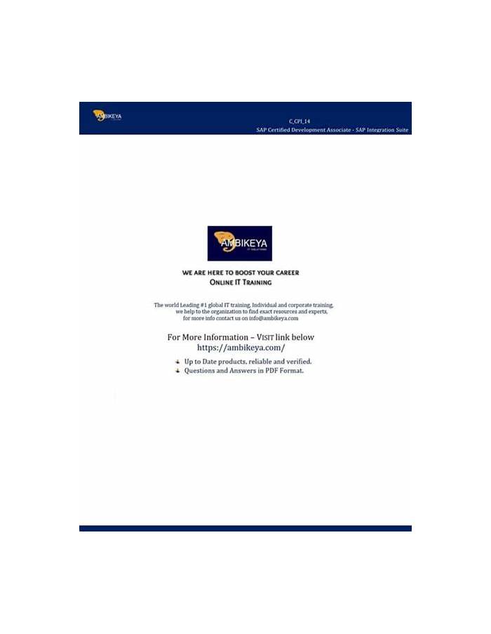 C_CPI_14 Valid Test Practice | SAP C_CPI_14 New Question