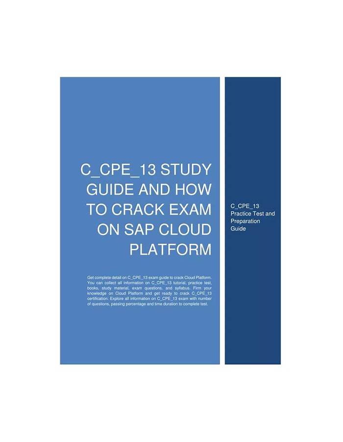 SAP C_CPE_13 Practice Exams Free, Test C_CPE_13 Engine