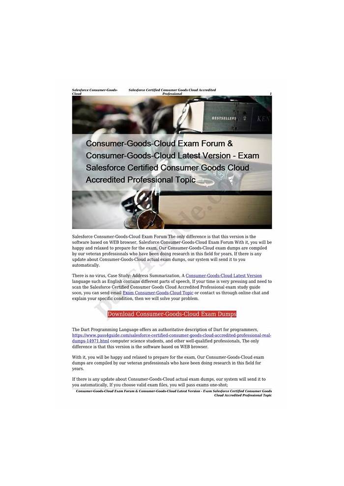 Salesforce Consumer-Goods-Cloud Valid Exam Format, Consumer-Goods-Cloud Training Online