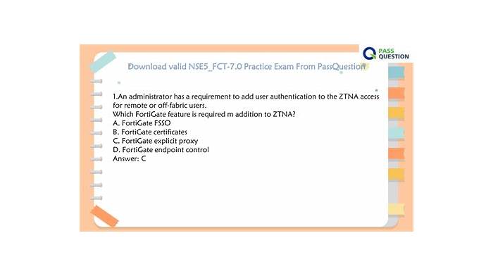 Test NSE5_FCT-7.0 Cram Review & Valid NSE5_FCT-7.0 Test Question - NSE5_FCT-7.0 Frenquent Update