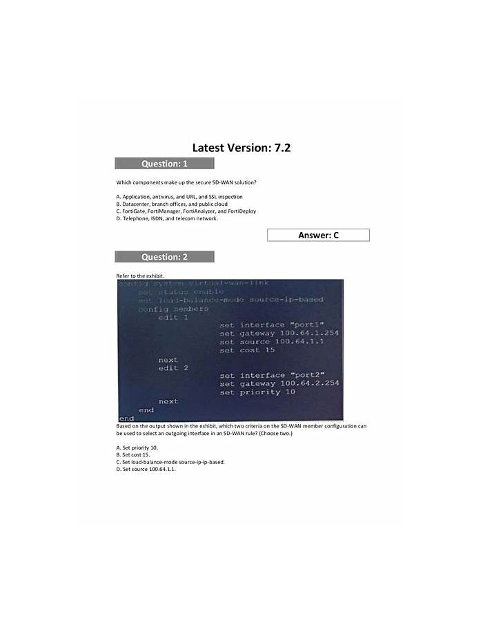 2024 NSE7_SDW-6.4 Exam Brain Dumps - Practice Test NSE7_SDW-6.4 Fee, Fortinet NSE 7 - SD-WAN 6.4 Test Certification Cost