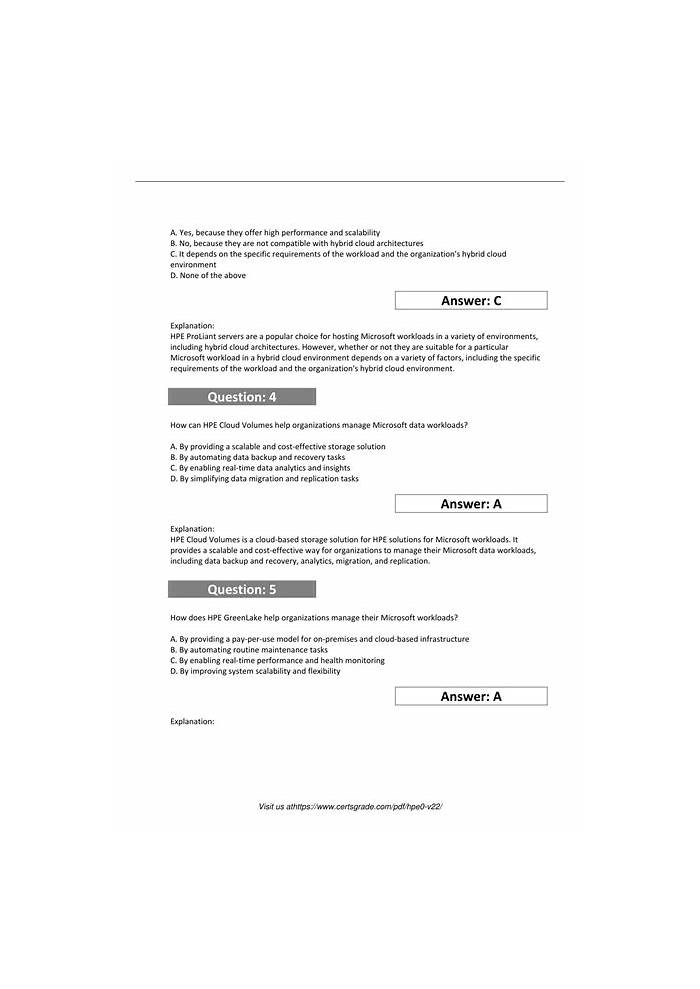 Valid HPE0-V22 Exam Format & HPE0-V22 Trustworthy Pdf - Valid Dumps HPE0-V22 Book