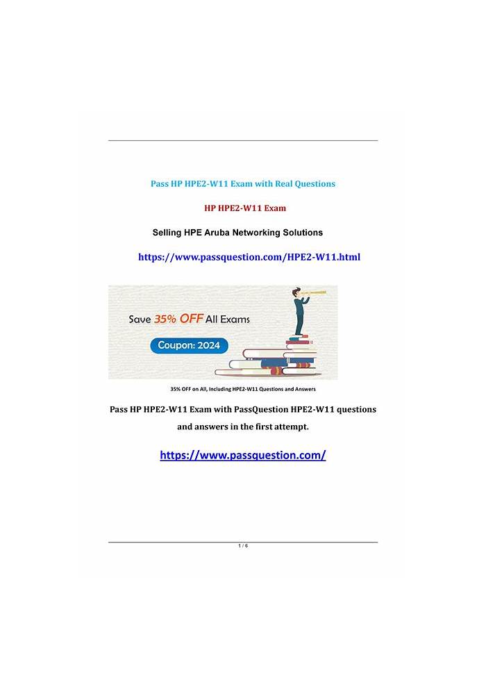 Premium HPE2-W11 Exam - HP Latest HPE2-W11 Exam Pass4sure