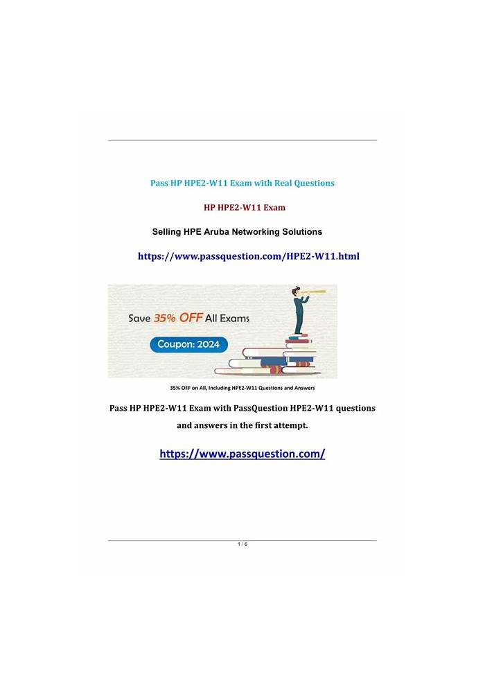 HPE2-W11 Exam PDF, HPE2-W11 Passleader Review | Selling HPE Aruba Networking Solutions Exam